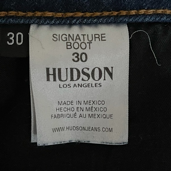 Hudson Midrise Signature Bootcut Jeans - Picture 6 of 6